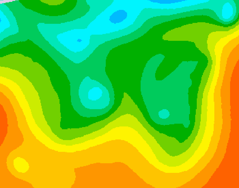 GDPS 500 millibar geopotential height 084 hour forecast chart for Canada based on 2025/05/30 0000Z data