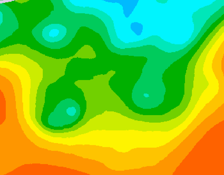 GDPS 500 millibar geopotential height 210 hour forecast chart for Canada based on 2025/05/30 0000Z data