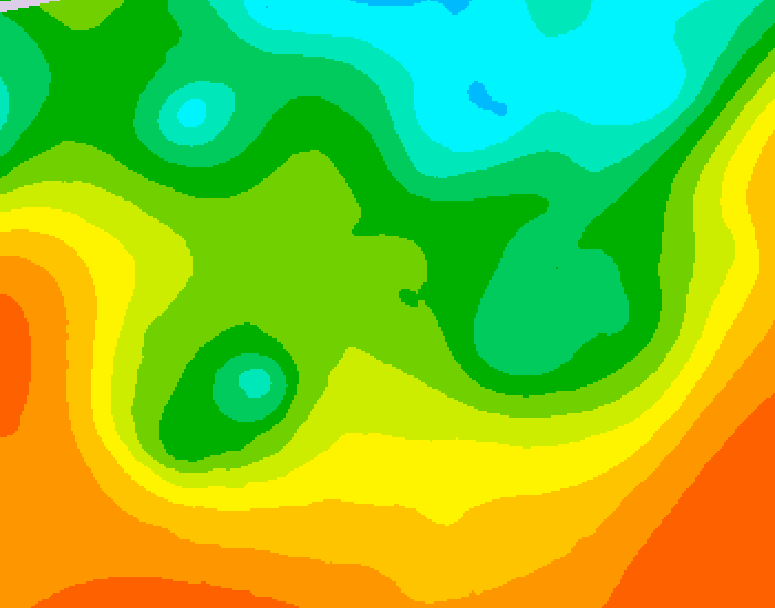 GDPS 500 millibar geopotential height 216 hour forecast chart for Canada based on 2025/05/30 0000Z data