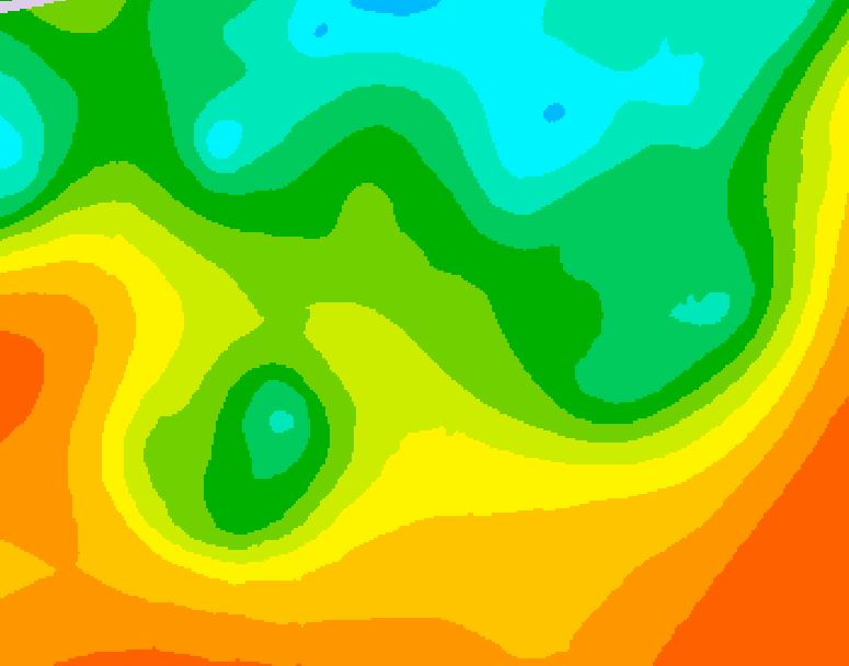 GDPS 500 millibar geopotential height 228 hour forecast chart for Canada based on 2025/05/30 0000Z data