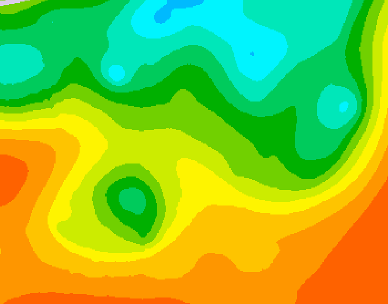 GDPS 500 millibar geopotential height 240 hour forecast chart for Canada based on 2025/05/30 0000Z data