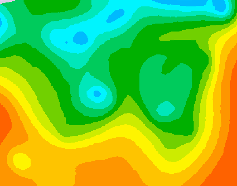 GDPS 500 millibar geopotential height 072 hour forecast chart for Canada based on 2025/05/30 1200Z data