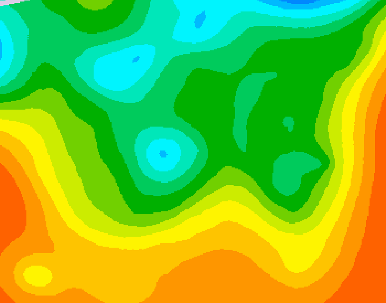 GDPS 500 millibar geopotential height 084 hour forecast chart for Canada based on 2025/05/30 1200Z data