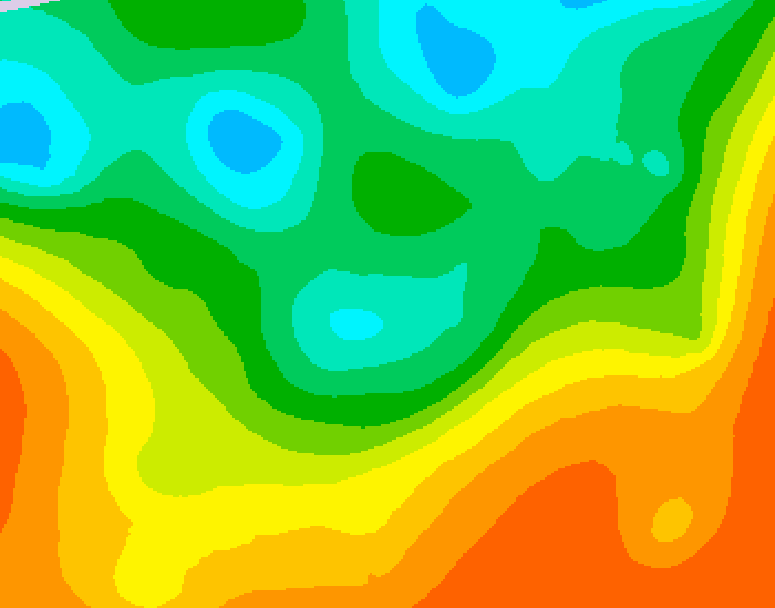 GDPS 500 millibar geopotential height 108 hour forecast chart for Canada based on 2025/05/30 1200Z data