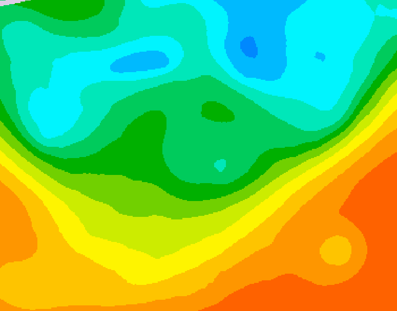 GDPS 500 millibar geopotential height 144 hour forecast chart for Canada based on 2025/05/30 1200Z data