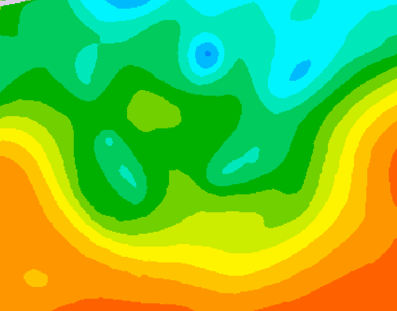 GDPS 500 millibar geopotential height 192 hour forecast chart for Canada based on 2025/05/30 1200Z data