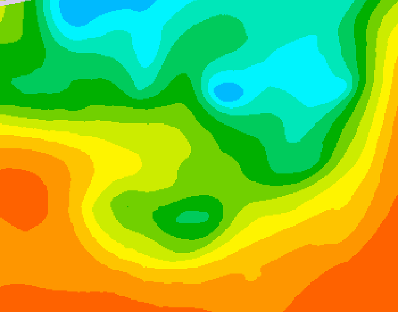 GDPS 500 millibar geopotential height 228 hour forecast chart for Canada based on 2025/05/30 1200Z data
