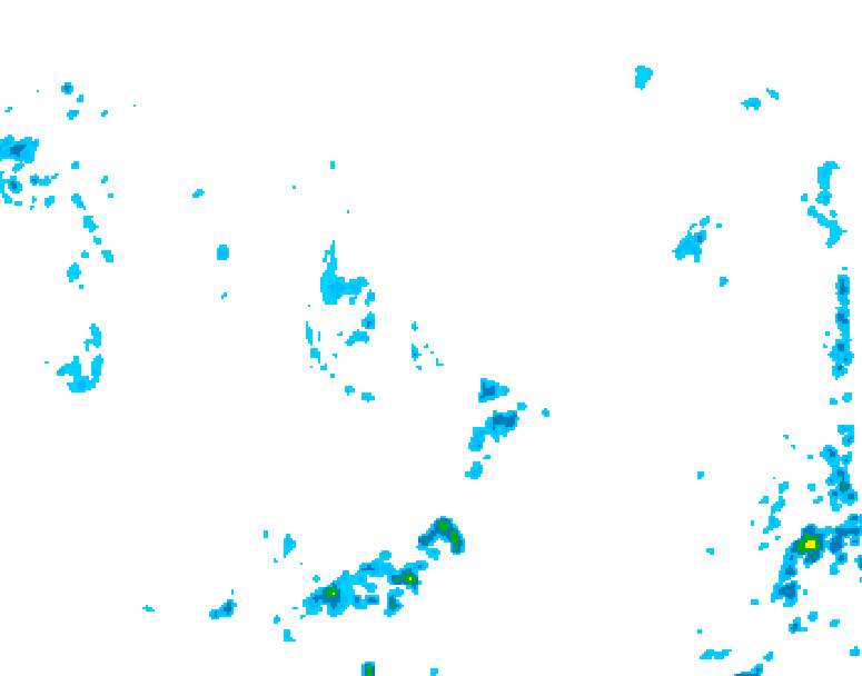 GDPS precipitation 108 hour forecast chart for Canada based on 2025/05/30 0000Z data
