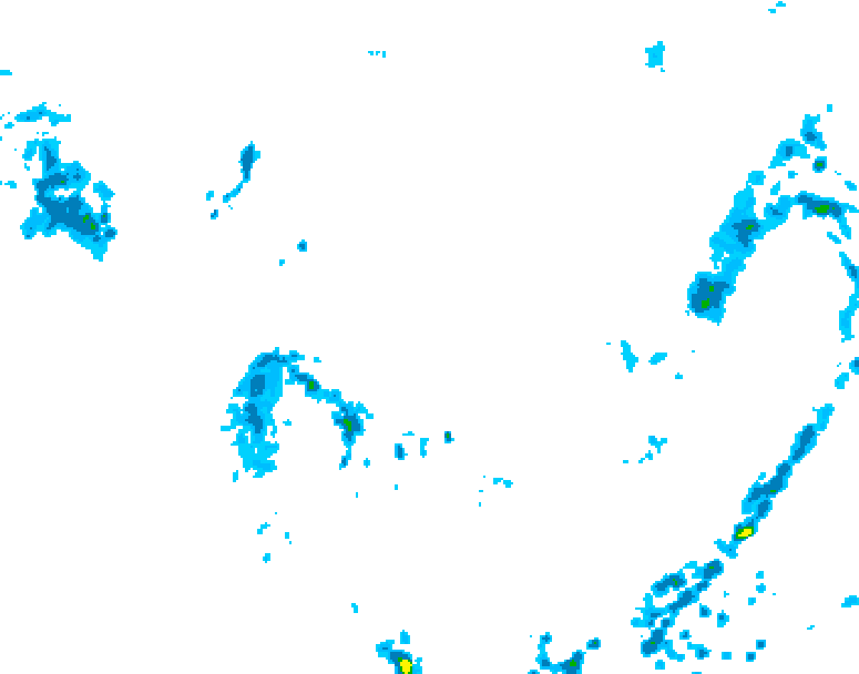 GDPS precipitation 228 hour forecast chart for Canada based on 2025/05/30 0000Z data
