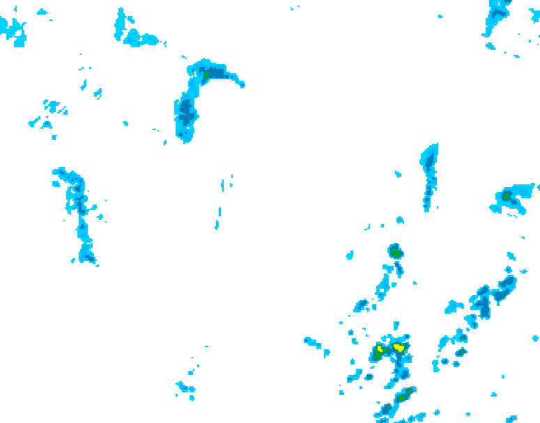 GDPS precipitation 012 hour forecast chart for Canada based on 2025/05/30 1200Z data
