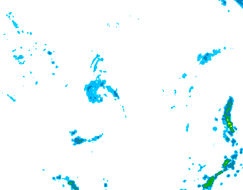 GDPS precipitation 072 hour forecast chart for Canada based on 2025/05/30 1200Z data