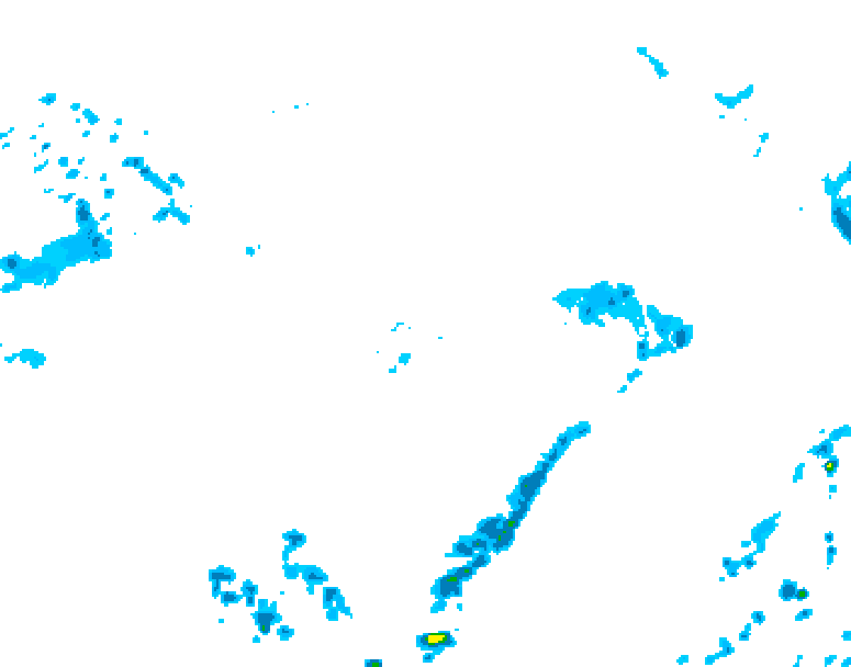 GDPS precipitation 120 hour forecast chart for Canada based on 2025/05/30 1200Z data