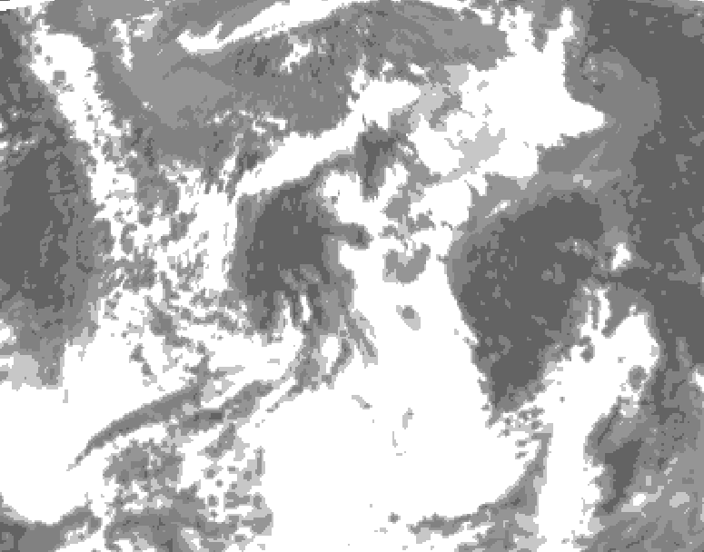 GDPS total cloud 060 hour forecast chart for Canada based on 2025/05/30 1200Z data