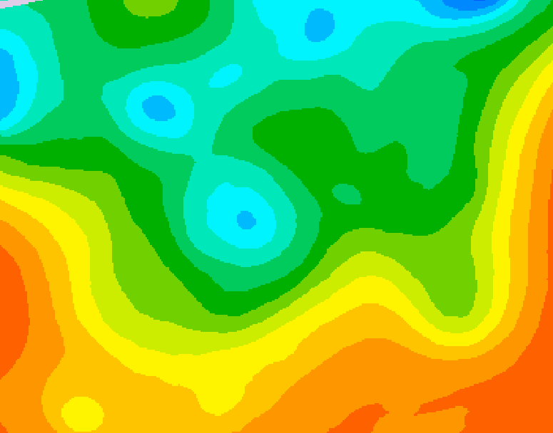 GDPS 500 millibar geopotential height 084 hour forecast chart for Canada based on 2025/05/31 0000Z data