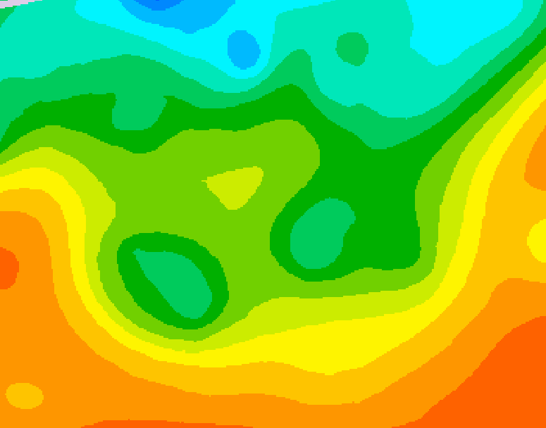 GDPS 500 millibar geopotential height 186 hour forecast chart for Canada based on 2025/05/31 0000Z data