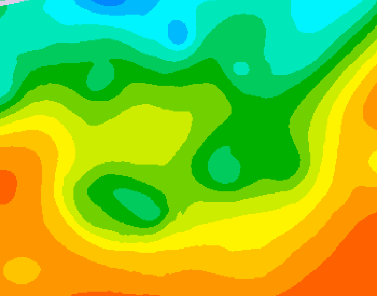 GDPS 500 millibar geopotential height 192 hour forecast chart for Canada based on 2025/05/31 0000Z data