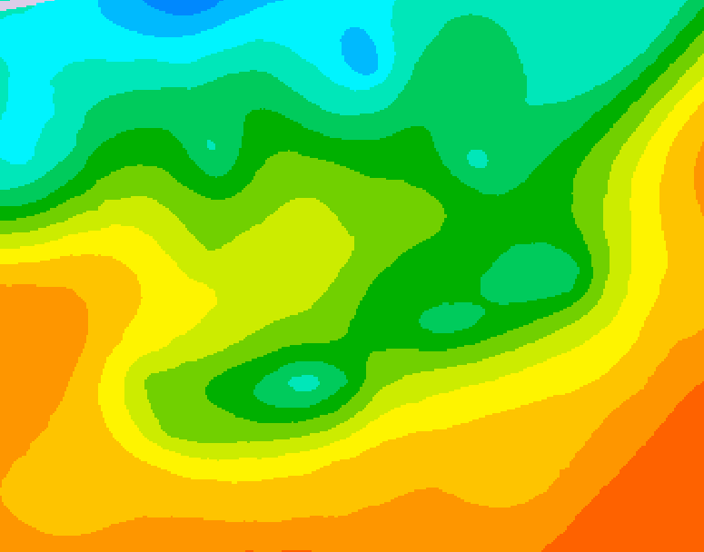 GDPS 500 millibar geopotential height 204 hour forecast chart for Canada based on 2025/05/31 0000Z data