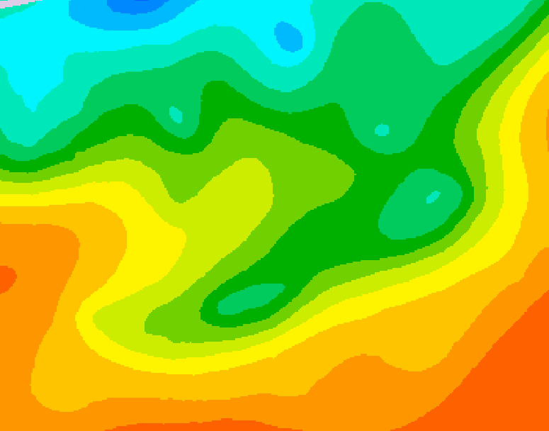 GDPS 500 millibar geopotential height 210 hour forecast chart for Canada based on 2025/05/31 0000Z data