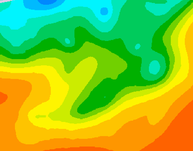 GDPS 500 millibar geopotential height 216 hour forecast chart for Canada based on 2025/05/31 0000Z data