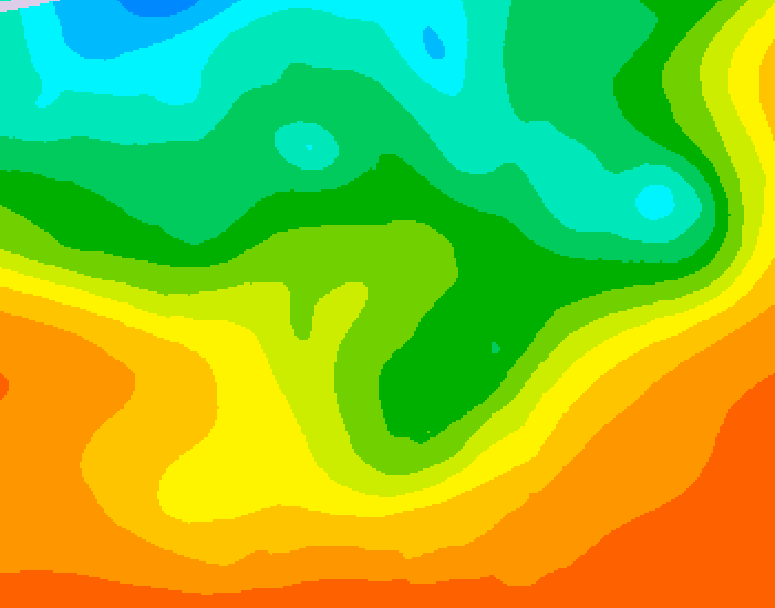 GDPS 500 millibar geopotential height 234 hour forecast chart for Canada based on 2025/05/31 0000Z data