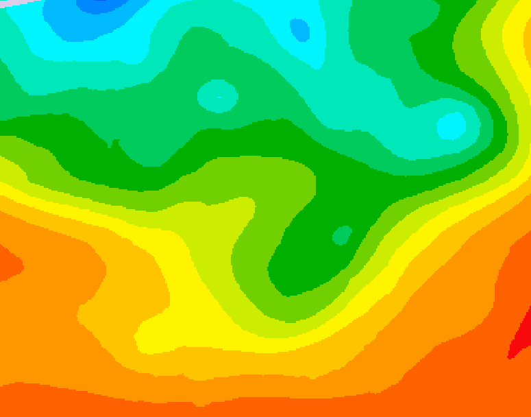 GDPS 500 millibar geopotential height 240 hour forecast chart for Canada based on 2025/05/31 0000Z data