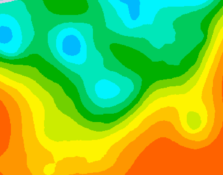 GDPS 500 millibar geopotential height 084 hour forecast chart for Canada based on 2025/05/31 1200Z data