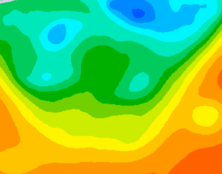 GDPS 500 millibar geopotential height 144 hour forecast chart for Canada based on 2025/05/31 1200Z data