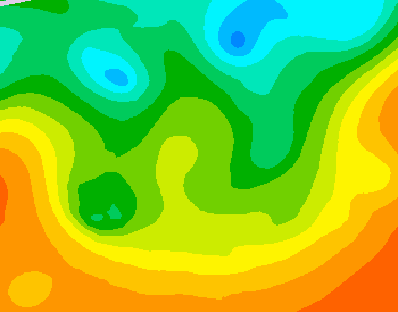 GDPS 500 millibar geopotential height 174 hour forecast chart for Canada based on 2025/05/31 1200Z data