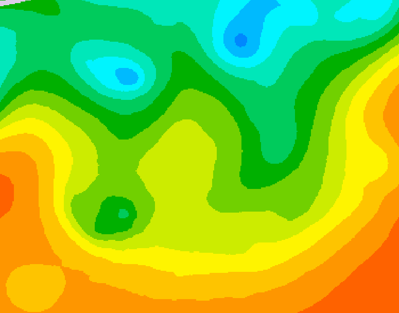 GDPS 500 millibar geopotential height 180 hour forecast chart for Canada based on 2025/05/31 1200Z data