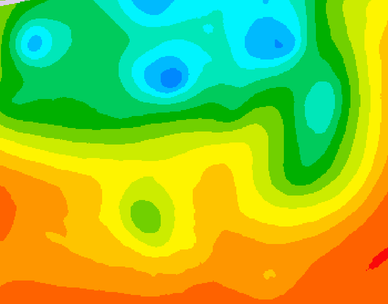 GDPS 500 millibar geopotential height 228 hour forecast chart for Canada based on 2025/05/31 1200Z data