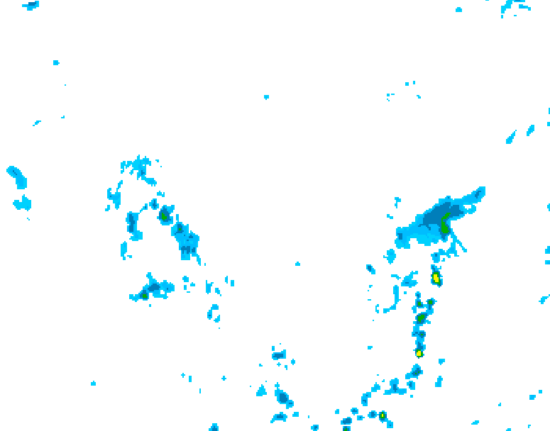 GDPS precipitation 168 hour forecast chart for Canada based on 2025/05/31 0000Z data