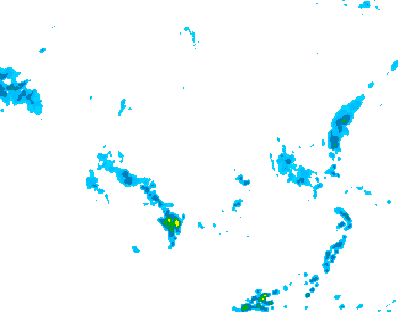 GDPS precipitation 186 hour forecast chart for Canada based on 2025/05/31 0000Z data