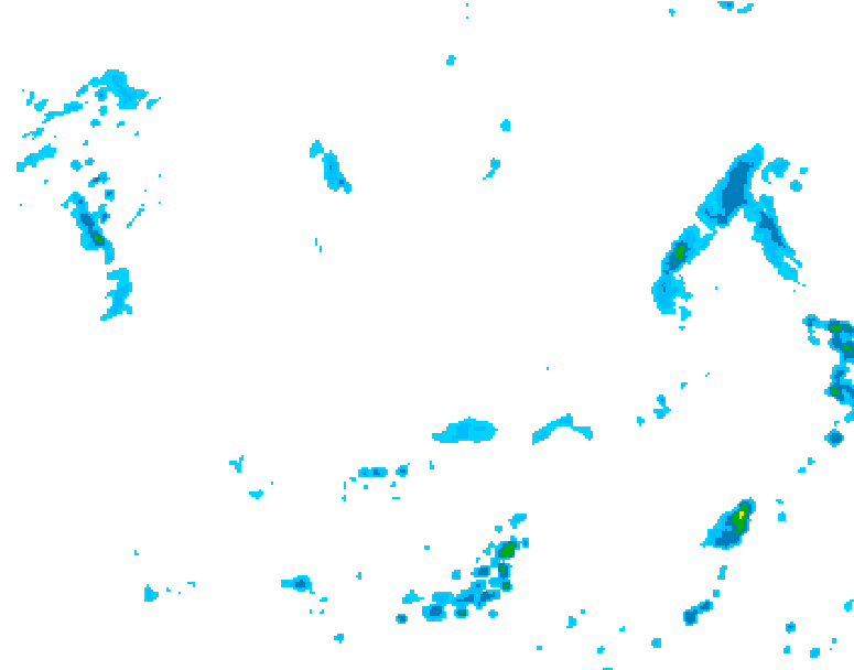 GDPS precipitation 216 hour forecast chart for Canada based on 2025/05/31 0000Z data