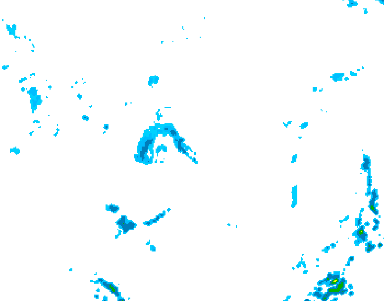 GDPS precipitation 048 hour forecast chart for Canada based on 2025/05/31 1200Z data