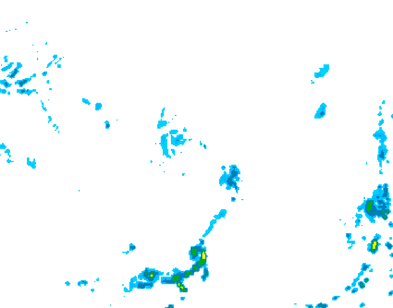 GDPS precipitation 072 hour forecast chart for Canada based on 2025/05/31 1200Z data