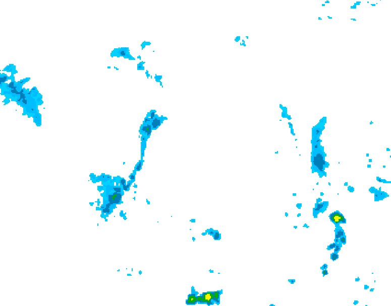 GDPS precipitation 174 hour forecast chart for Canada based on 2025/05/31 1200Z data