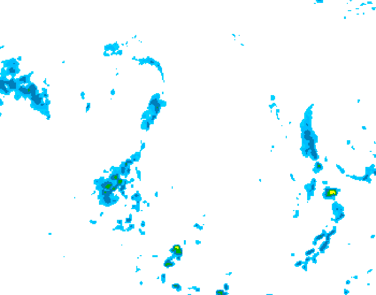 GDPS precipitation 180 hour forecast chart for Canada based on 2025/05/31 1200Z data