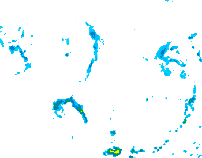GDPS precipitation 198 hour forecast chart for Canada based on 2025/05/31 1200Z data
