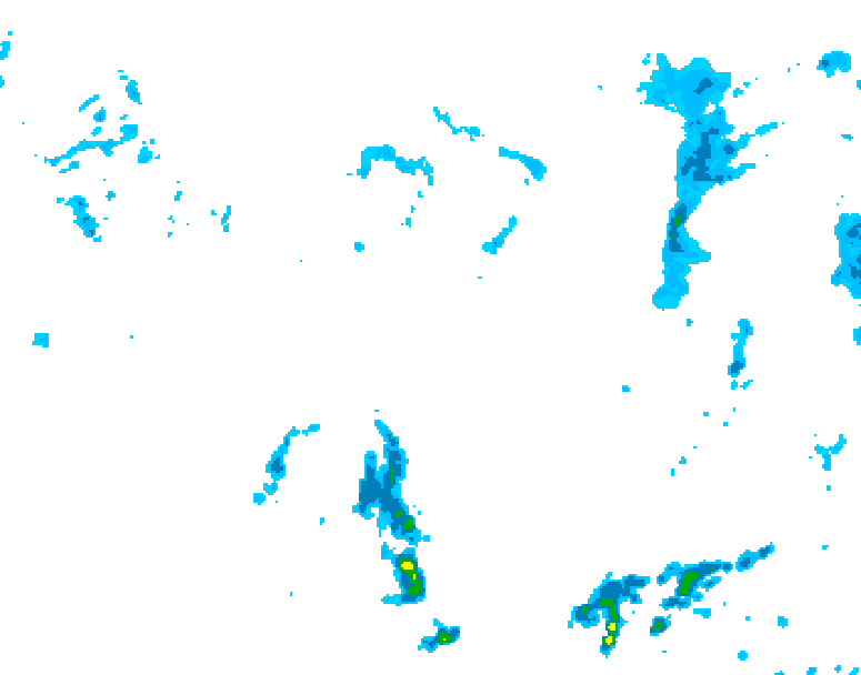 GDPS precipitation 222 hour forecast chart for Canada based on 2025/05/31 1200Z data