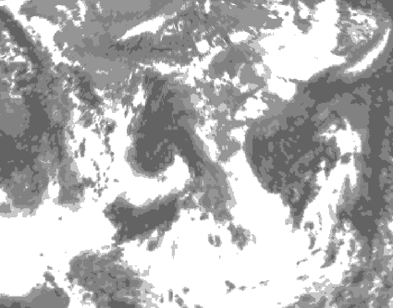 GDPS total cloud 060 hour forecast chart for Canada based on 2025/05/31 0000Z data