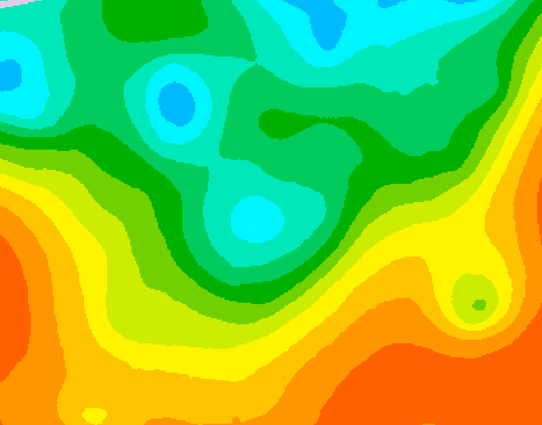 GDPS 500 millibar geopotential height 072 hour forecast chart for Canada based on 2025/06/01 0000Z data