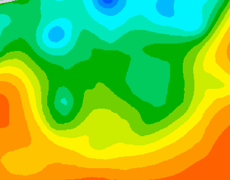 GDPS 500 millibar geopotential height 162 hour forecast chart for Canada based on 2025/06/01 0000Z data