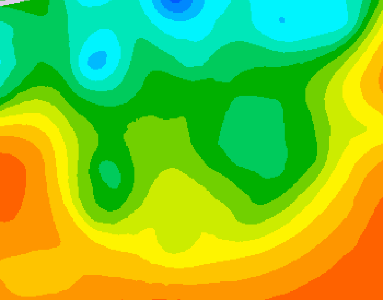 GDPS 500 millibar geopotential height 168 hour forecast chart for Canada based on 2025/06/01 0000Z data