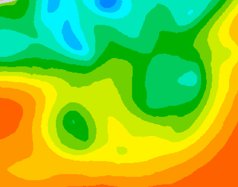 GDPS 500 millibar geopotential height 186 hour forecast chart for Canada based on 2025/06/01 0000Z data