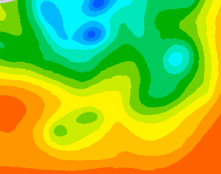 GDPS 500 millibar geopotential height 210 hour forecast chart for Canada based on 2025/06/01 0000Z data