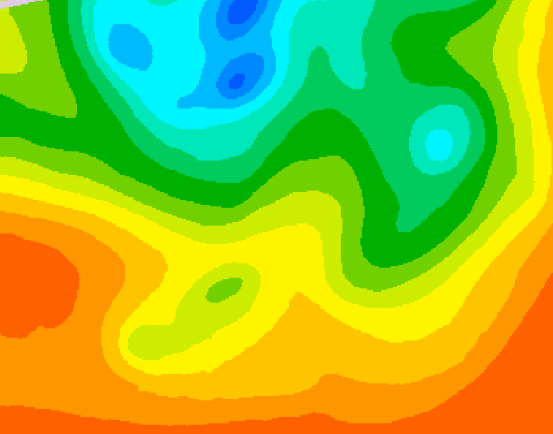 GDPS 500 millibar geopotential height 216 hour forecast chart for Canada based on 2025/06/01 0000Z data