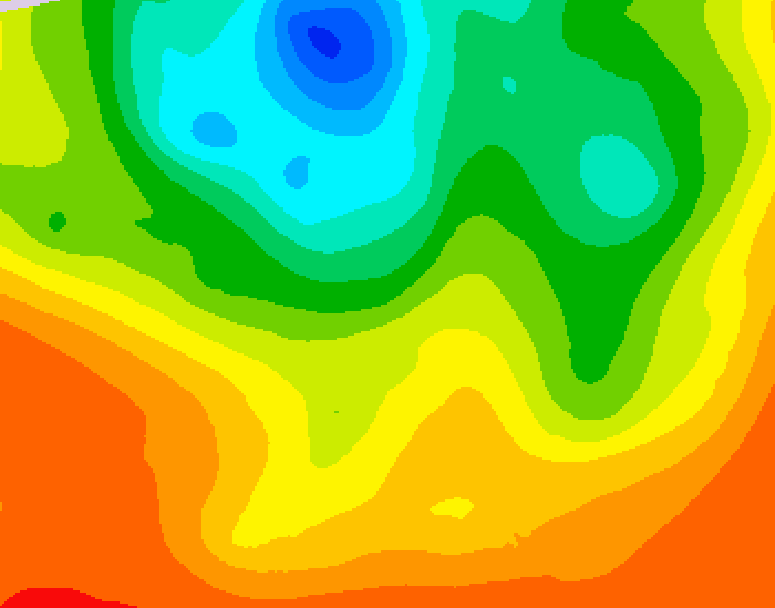 GDPS 500 millibar geopotential height 234 hour forecast chart for Canada based on 2025/06/01 0000Z data