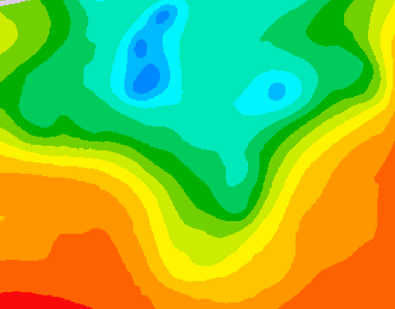 GDPS 500 millibar geopotential height 204 hour forecast chart for Canada based on 2025/06/01 1200Z data