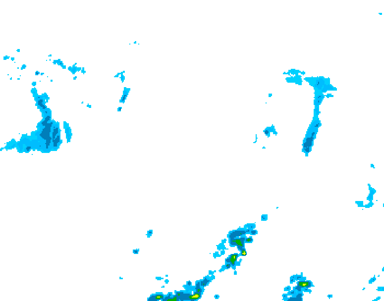 GDPS precipitation 108 hour forecast chart for Canada based on 2025/06/01 0000Z data
