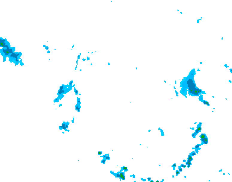 GDPS precipitation 162 hour forecast chart for Canada based on 2025/06/01 0000Z data